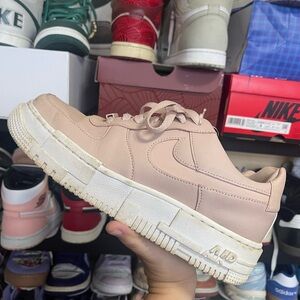 Light pink Nike Air Force 1